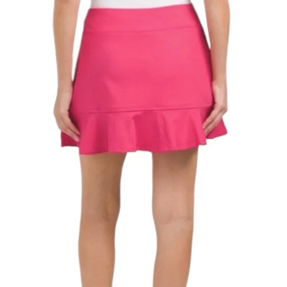 Tommy Bahama Golf Skort Hot Pink Ruffle Hem Women's size XL NWT - Picture 2 of 8